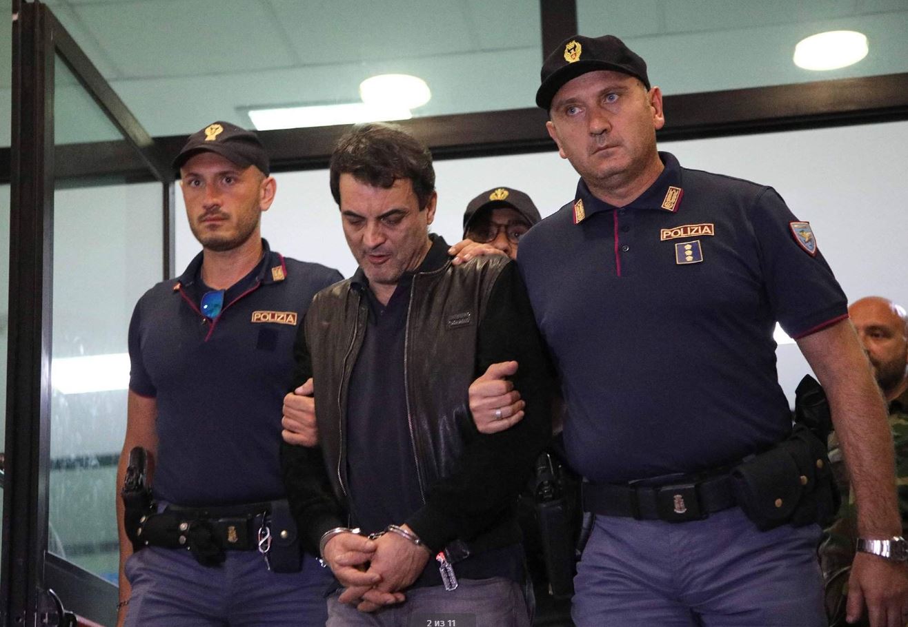 Арест главы одного из кланов «Ндрангеты», Антонио Пелле. 2021 г.