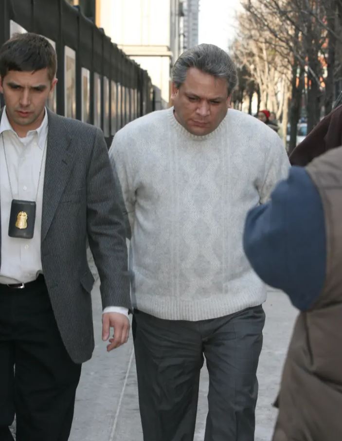 На фото: Вито Раппа — один из 10 предполагаемых членов семьи Гамбино, которым предъявлены обвинения.